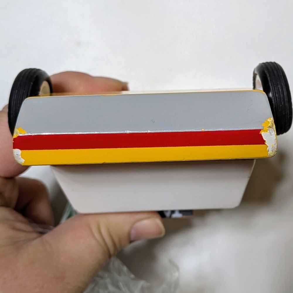 Candy Lab Hudson Taxi Wooden Car - Picture 7 of 9
